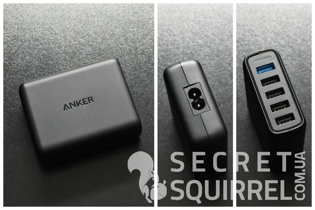 Обзор зарядки Anker PowerPort Speed 5 - secretsquirrel.com.ua