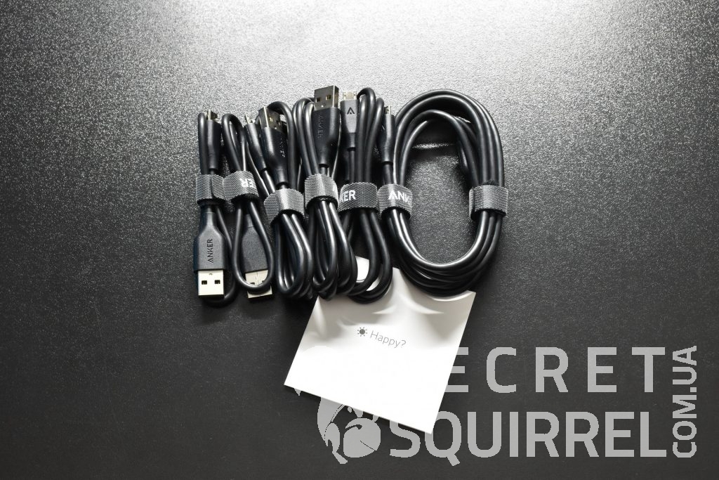 Обзор кабелей Anker PowerLine Micro USB - secretsquirrel.com.ua