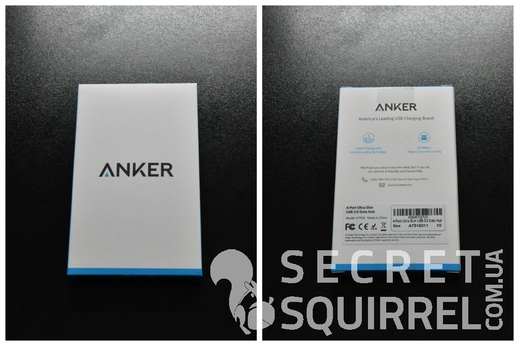Обзор Anker 4-Port Ultra Slim USB 3.0 Hub - secretsquirrel.com.ua